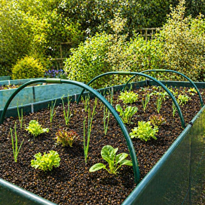 Gardenskill Metal Garden Tunnel Hoop KitExtendable Arches For Polytunnels Plant Protection Raised Bed Frame 1M W X 0.5M HPk 6 from B&Q