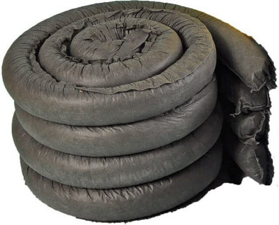 EVO Recycled 8 Evo Oil And Water Absorbent Socks (8Cm X 3M)Suitable For HydraulicsOils, from B&Q