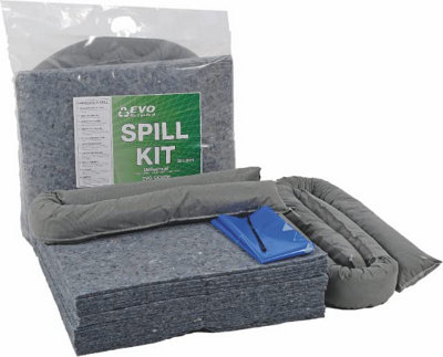 EVO Recycled 30 Litre Evo Spill KitSuitable For HydraulicsOilsCoolantFuels And Mild Ac'ds from B&Q