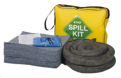 EVO Recycled 50 Litre Evo Shoulder Bag Spill KitSuitable For HydraulicsOilsCoolantFuels And Mild Ac'ds. from B&Q