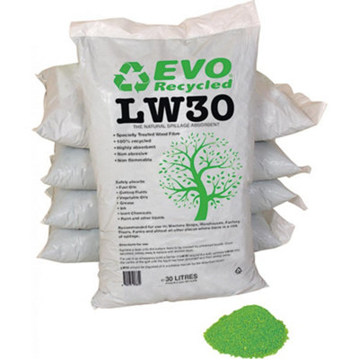 EVO Recycled Lw30 Wood Fibre Absorbent30 Litre Bag Fire Retardant Recycled Wood Fibre Particulate For Industrial Spills And Cleanup from B&Q