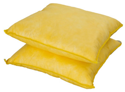 Serpro spill management High-Performance Spill Control Absorbent Pillows 30X35Cm (Pack Of 10) Ultra-Resilient Hazmat Clean-Up Solution For Chemicals from B&Q