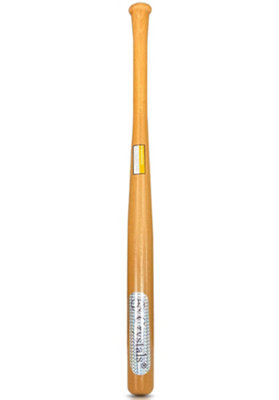 Crystals 33" Top Quality Heavy Duty Wooden Baseball Rounders Lightweight Softball Bat from B&Q