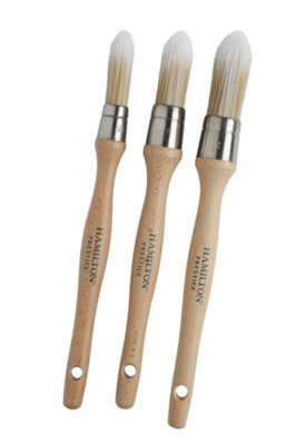 Hamilton Prestige Pure Synthetic Sash Brushes 3 Pack 15mm18mm21mm from B&Q