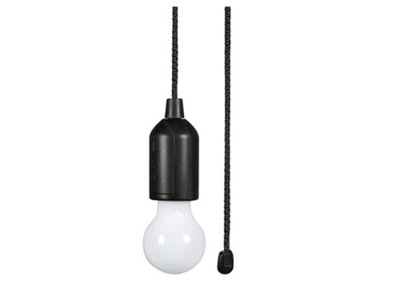 LYYT Portable Led Pull Light With Adjustable Cord 60 Lumens Cool White Battery-Powered 3 Aaa Batteries Not Included from B&Q