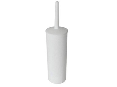 Blue Canyon White Plastic Toilet Brush And Holder Durable Washable Cleaning Brush from B&Q