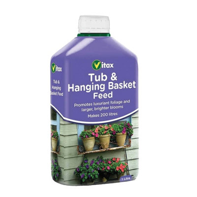 B&Q -  Tub & Hanging Basket Liquid Feed 1L Boost Blooms With Essential Nutrients