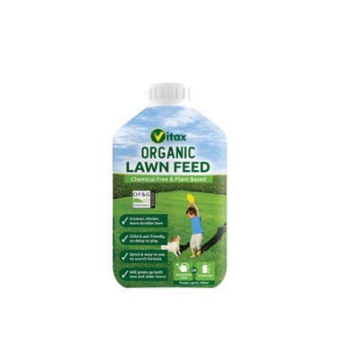Vitax Organic Lawn Feed Liquid 1L Chemical Free & Plant Based from B&Q