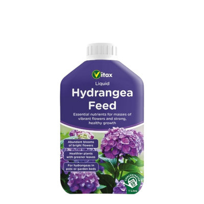 Vitax Hydrangea Liquid Feed 1L Concentrated Fertiliser For Vibrant Blooms Brand from B&Q