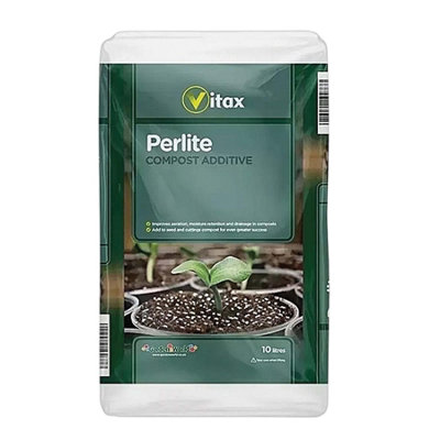 Vitax Perlite 10L Lightweight Micro-Porous Granules For Soil Aeration & Root Growth from B&Q