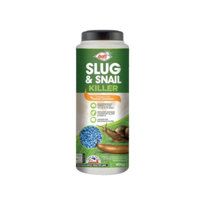 Doff Slug & Snail Killer 400G Ferric Phosphate Ready To Use Bait Pellets Long Lasting Protection In Damp Conditions from B&Q