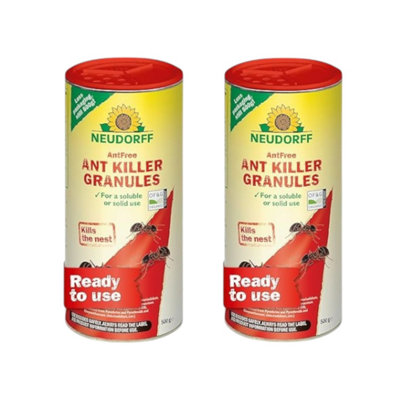 Neudorff Ant Killer Granules Effective Ant Bait Destroy Nest Fast Acting Ready To Use Insects Control Solution Pack Of 2 from B&Q