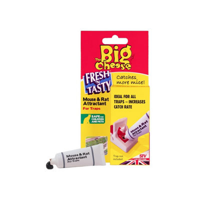 STV The Big Cheese Mouse And Rat Attractant 26G Poison Free Paste To Re-Bait Traps from B&Q