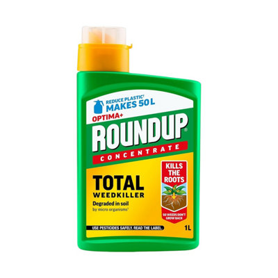 Evergreen Roundup Optima Plus Total Weedkiller Concentrate Fast Action 1L from B&Q