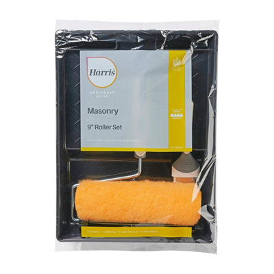 Harris 9 Inch Exterior Masonry Roller Set Kit Large 5060930794498 - Image 3