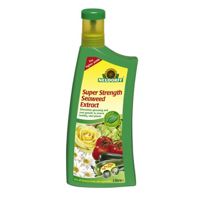 Neudorff Super Strength Seaweed Extract Liquid Natural Plant Feed Growth Booster 1L from B&Q