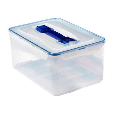 Locknlock Food Storage Container With Freshness Tray Airtight Leak Proof Bpa Free 8L from B&Q