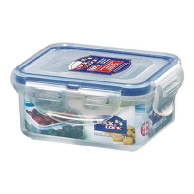 B&Q -  Classic Food Storage Container Airtight Leak Proof Bpa Free Microwave Freezer Safe Transparent Box 180Ml