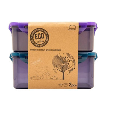 B&Q -  Food Storage Container Set Bpa Free Leakproof Reusable Kitchen Airtight Box