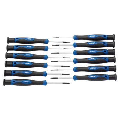 Draper Precision Screwdriver Set Chrome Vanadium 12 Piece - Image 3