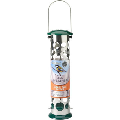 Peckish All Weather Energy Ball Bird Feeder Steel - Image 3