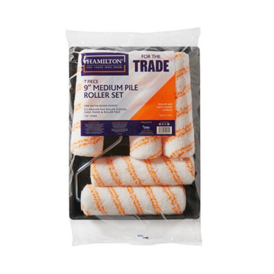 Hamilton For The Trade Medium Pile Roller Set 7 Pack 9 Inch 5060930797086 - Image 3