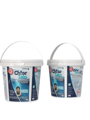 Chemiphase 2 X 5 Kg Of 20G Chlorine Tablets TrichlorSwimming PoolHot TubSpa Chlorine from B&Q