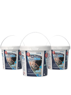 Chemiphase 4 X 5Kg Multifunctional Chlorine Tablets 20GSwimming PoolHot TubSpa Chlorine from B&Q