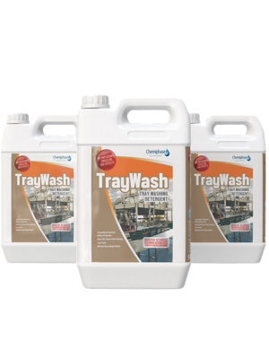 Chemiphase Tray Wash Traywashing Detergent 4 X 5 Litres from B&Q