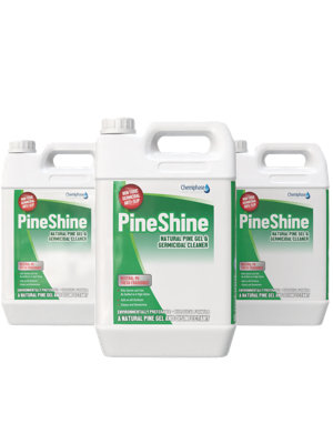 Chemiphase Pine ShineNatural Pine Gel & Germicidal Cleaner 4 X 5 Litres from B&Q