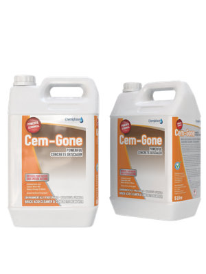 Chemiphase Cem-Gone - Brick Acid Cleaner & Cement Remover, Brick Cleaning Acid 2 X 5 Litres