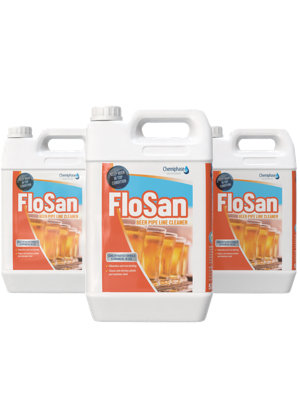 Chemiphase FlosanPipe Line Cleaner 4 X 5 Litres from B&Q