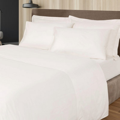Just So Home Luxury 300 Thread Count Cotton Sateen Fitted Sheet 34Cm Deep Made In Portugal Champagne (Single)