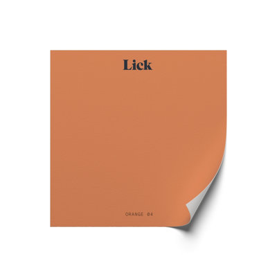 B&Q -  Orange 04 Peel & Stick Tester