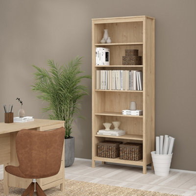 Furniture To Go Barcelona Bookcase In Jackson Hickory Oak