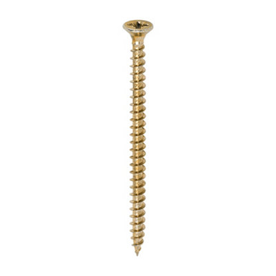 Timco Solo Yellow Woodscrew Pozi Countersunk Soloc4.5mm X 70mmPack Of 1000 from B&Q