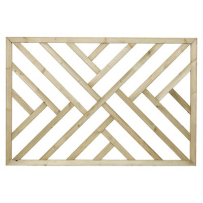  - Fencemate Contemporary Wooden Decking PanelsGreen Treated 1130mm