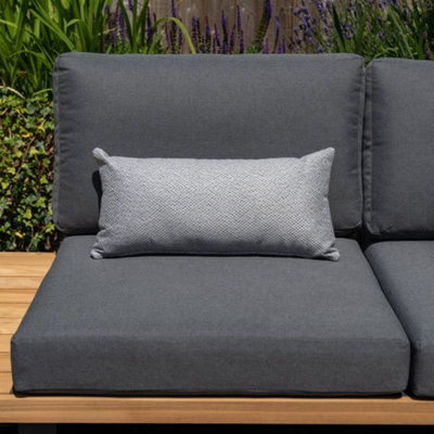 Agora Senda Ceniza Bolster Scatter Cushion60Cm X 30Cm from B&Q