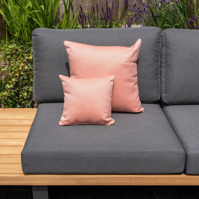 Agora Scala Coral Small Scatter Cushion25M X 25Cm from B&Q