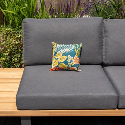 Acrisol Bouquet Petrol Small Scatter Cushion25M X 25Cm from B&Q