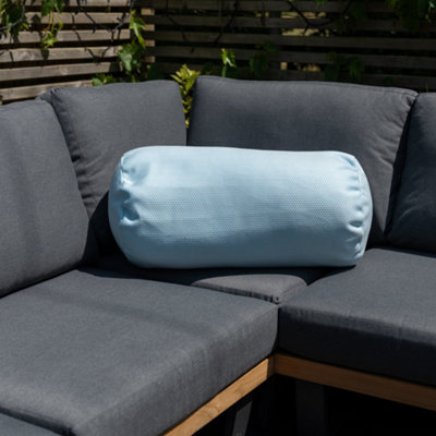 Agora Scala Celeste Large Round Bolster Cushion60Cm X 30Cm from B&Q