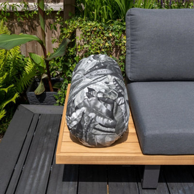 Acrisol Amazonia Gris Large Round Bolster Cushion60Cm X 30Cm from B&Q