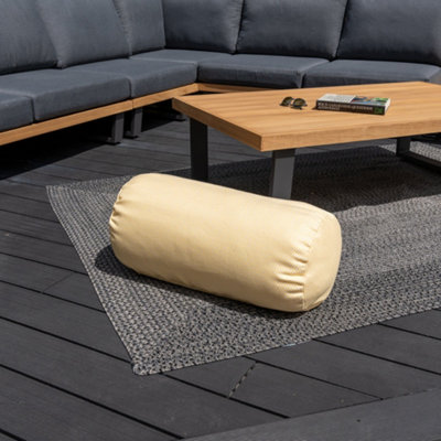 Acrisol Helix Trigo Large Round Bolster Cushion60Cm X 30Cm from B&Q