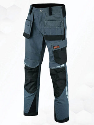 Wrightfits Cargo Deluxe Holster Mens Work TrousersDhg from B&Q