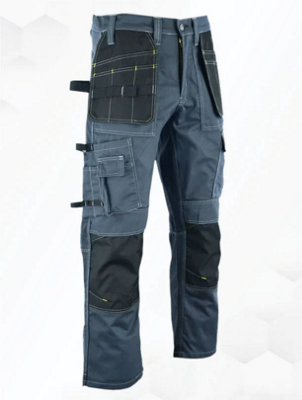 Wrightfits Pro Builder Heavy Duty Mens Work Trousers - Leg Length (29 Inches)