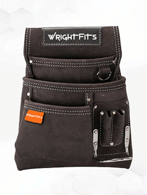 Wrightfits Leather Nail And Hammer Tool PouchWw180114 from B&Q