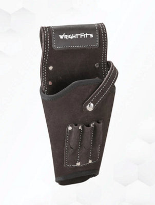 Wrightfits Leather Drill Holster Tool Belt PouchWw180118 from B&Q
