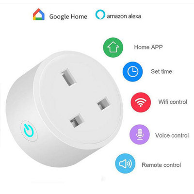 Lighting Legends Smart Plug Twin Pack Wifi Smart Home Timer Alexa And Google Voice Control