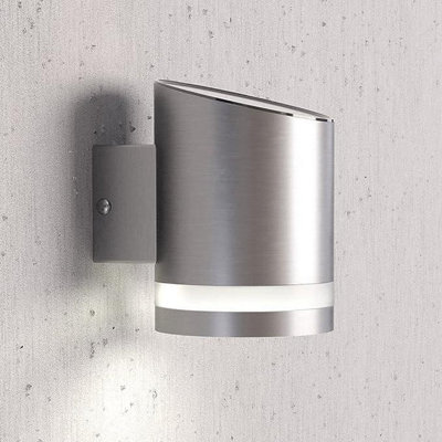  - Lighting Legends Silver Led Solar Stainless Steel Signage Down Light