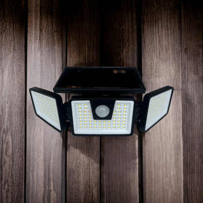 Lighting Legends Panoramic 156 Led Pir Solar Motion Security Floodlight from B&Q